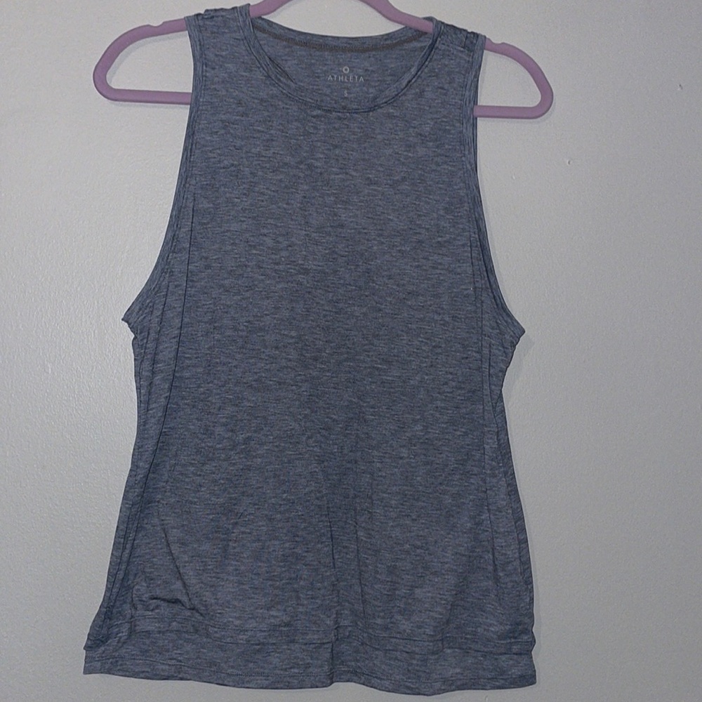 ATHLETA t-shirt size S gray color